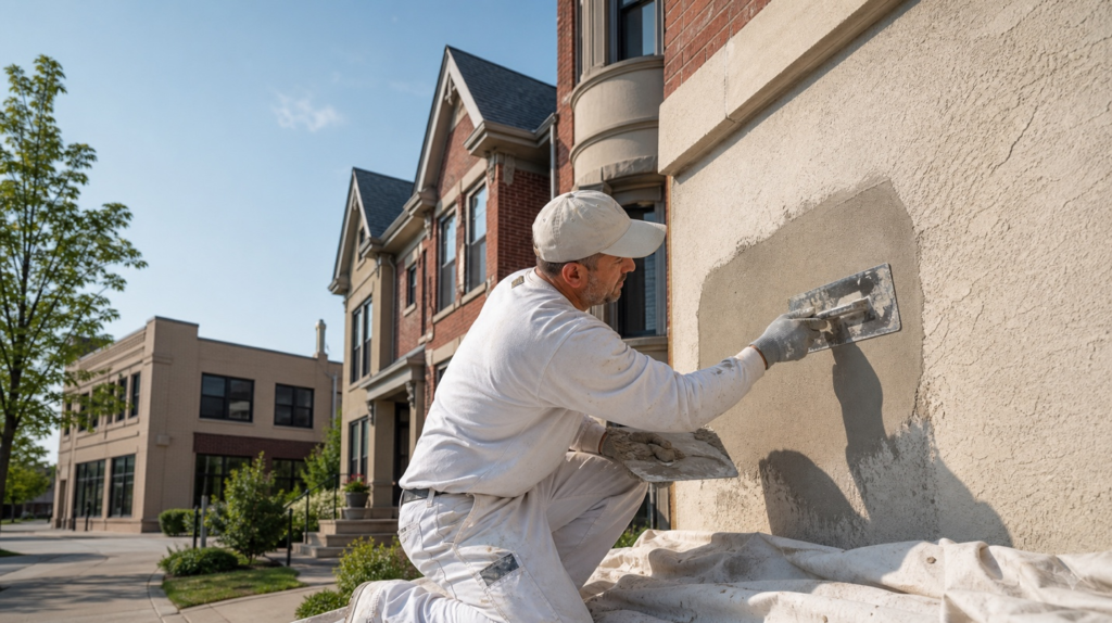 Residential and Commercial Stucco Repair in St. Louis